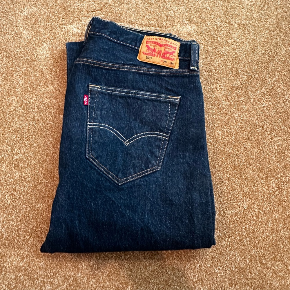 Levi’s 501 jeans men’s. 36/34